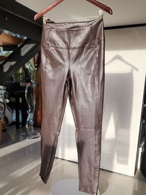 Michael Stars Espresso Vegan Leather Lena Leggings